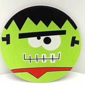 Holiday Home Halloween Set of Two Halloween Frankenstein 8” and 9'' Plates